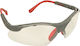 Safety Glasses Gray Lens Transparent Panoramic