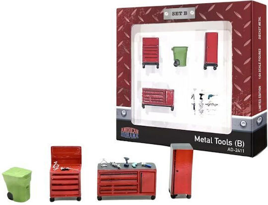 American Diorama Set Unelte Metalice Scara 1/64