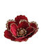 Kaemingk Christmas Fabric Decorative Flower 23cm