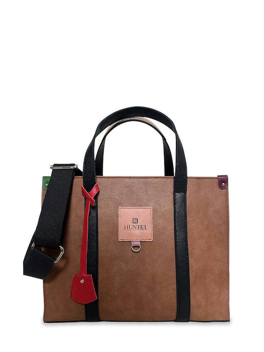 Geantă Dama De Umar Tote Frame Safari Tabac Maro
