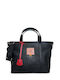 Women's Shoulder Tote Bag Safari Black
