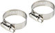 Collar Clamps Height 12mm & Diameter 21>38mm Stainless Steel 2 Pieces