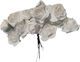 Papier Rosen Weiß 15mm Set 12 Stücke
