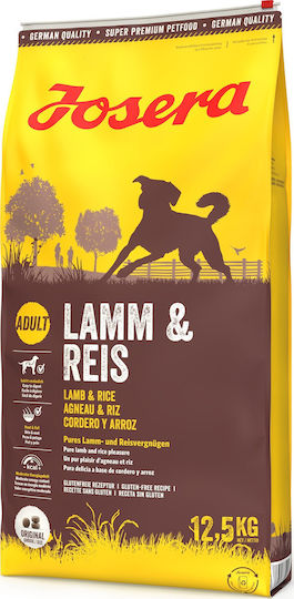 Josera 12.5kg Dry Food Grain-Free for Adult Small & Medium Breed Dogs with Lamb, Rice, Chicken, Poultry, Salmon and Meat