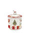 Easylife Christmas Vase Porcelain L16.5xW14xD14cm.