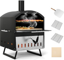 Costway Pizzaofen Black