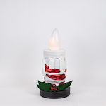 Eurolamp Weihnachtliche Kunststoffkerze mit Bat...