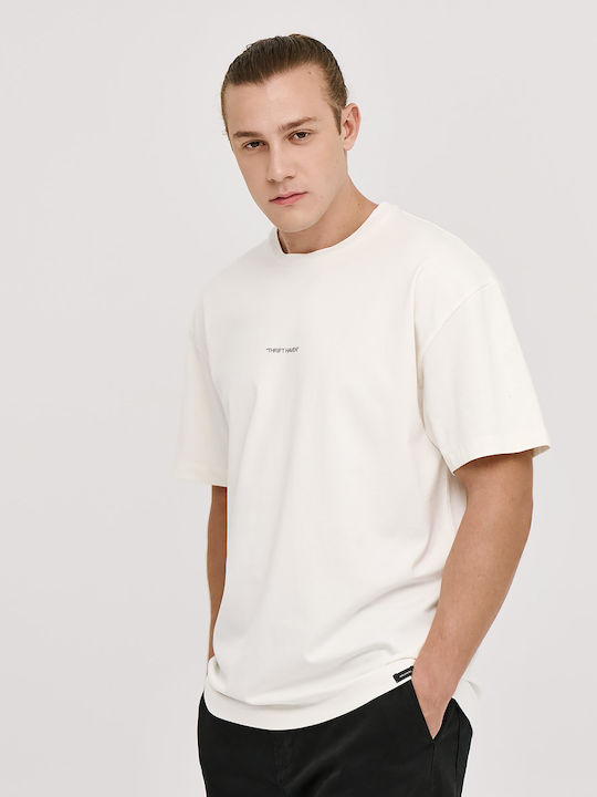 Brokers Jeans Tricou Alb