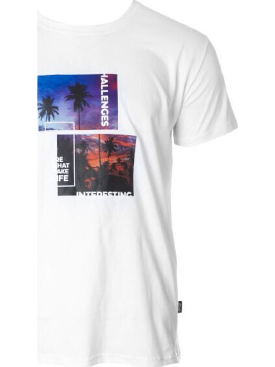 Αθλητικό T-shirt Λευκό
