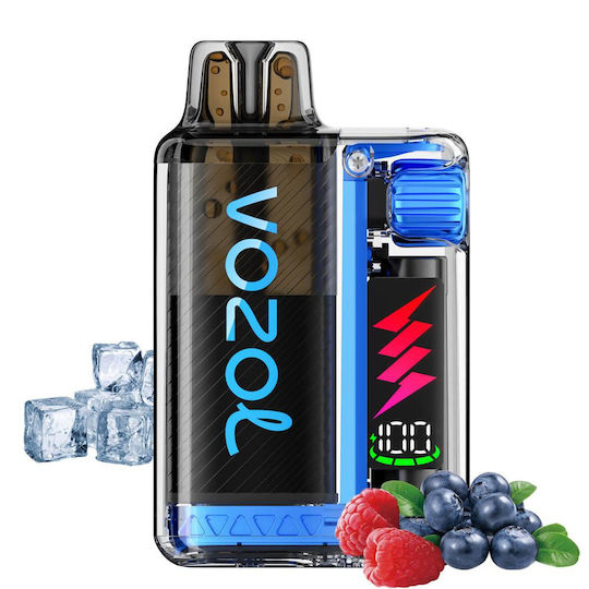 Vozol Електронно Цигара Единично Употребима Blue Razz Ice 2ml 20mg Синя