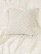 Nima Decorative Pillow Case Roselle From 100% Cotton Ivory 45x45cm