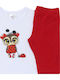 Kids' Set with Shorts Summer 2pcs White