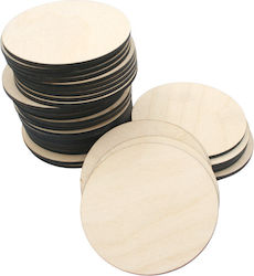 Holzhandwerksdekoration Rundes Natur 20 Stücke Zu 10cm