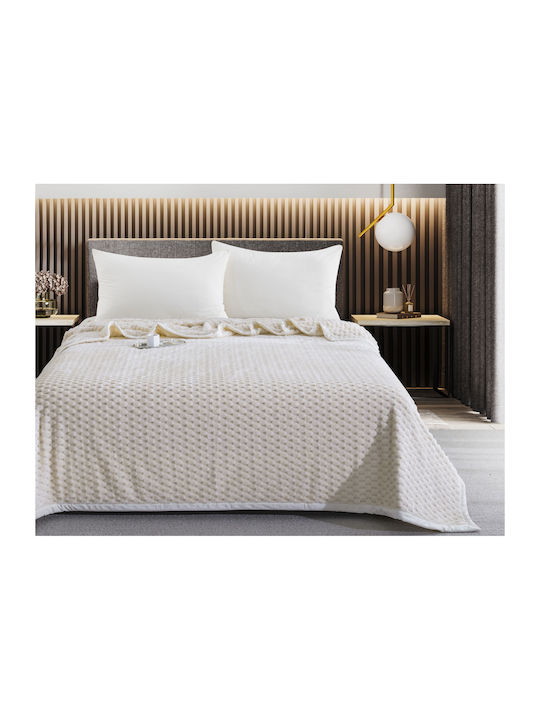 Liolios Home Jf13 Одеяло Кадифено Еднолицево 160x240см Крем