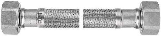 Flexible Connection Hose Ferro Flexible Connection Braided Stainless Steel Nut-Nut 1/2" 80cm Pws7