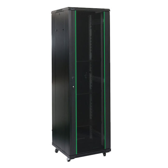 Power On Boden Rack-Schrank 22U 80x100x115.5cm Gray 050195