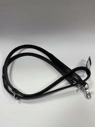 Dingo Hundeleine/Leine Leder Schwarz Dingo Hundeleine/Leine Leder Schwarz