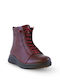 Ghete Dama de Piele Burgundy