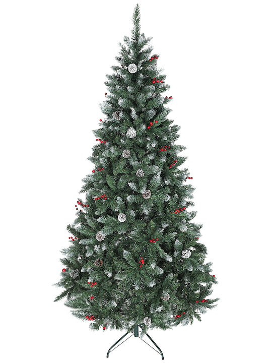 Weihnachtsbaum Beschneit 210cm mit 928 Zweige