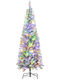 Christmas Tree Slim Snowy 180cm with 479 Branches and with LED Lighting
