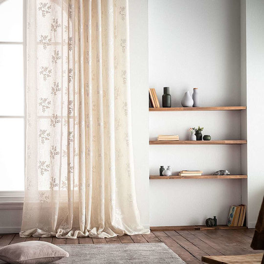 Gofis Home Perdea Cu Capse Bej 140x280cm