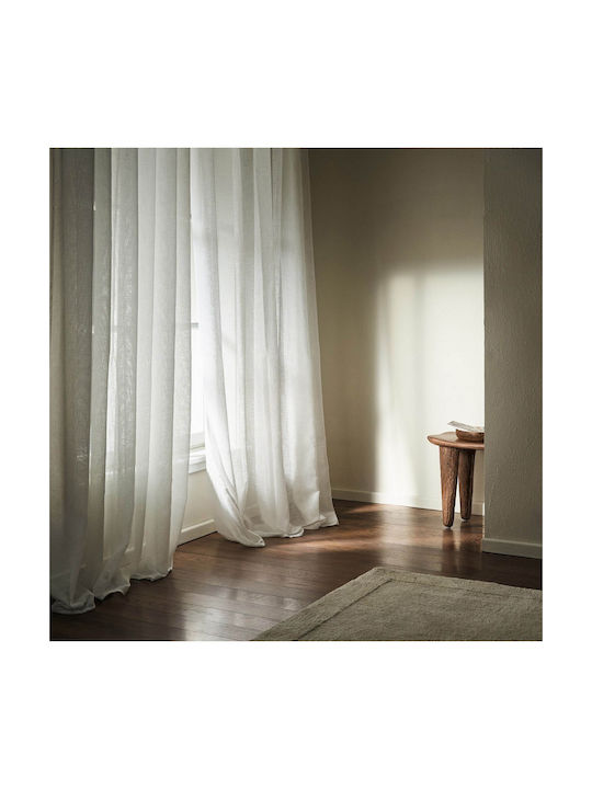 Gofis Home Grommet Curtain Combe 502 White 200x...