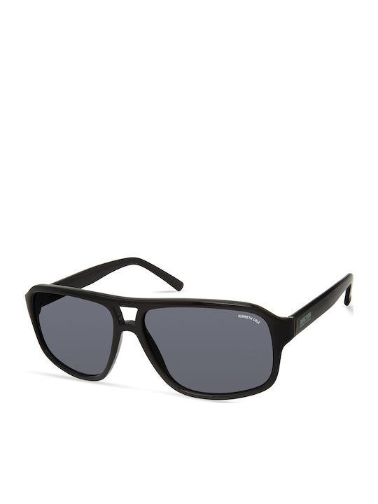 Kenneth Cole Sunglasses Μαύρα with Acetate Frame & Black Lens