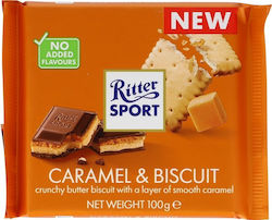 Ritter Sport Σοκολάτα Γάλακτος καραμέλα 100gr