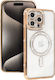 Back Cover Σιλικόνης / Tempered Glass Χρυσό (iPhone Air)
