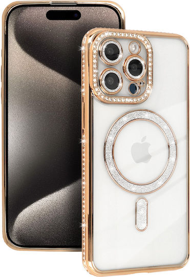 Back Cover Σιλικόνης / Tempered Glass Χρυσό (iPhone Air)