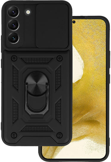 Back Cover Silicon / Plastic Negru (Galaxy S22+ 5G - Galaxy S22+ 5G)