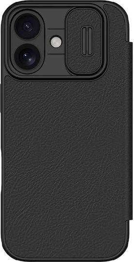 Nillkin Qin Book Pro Synthetisches Leder / Kunststoff Schwarz (iPhone 17)