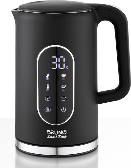 Bruno Advanced Function Water Kettle Digital Double Wall BRN-0245 1.7L 2200W Black