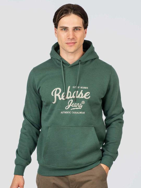 Rebase Hanorac cu Glugă Moss Green