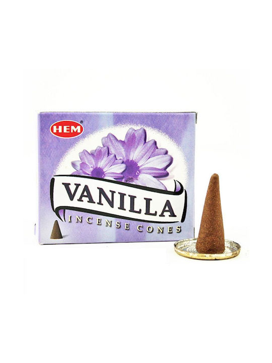 Ароматни Конуси Ванилия Hem Vanilla Cones 10 Бройки