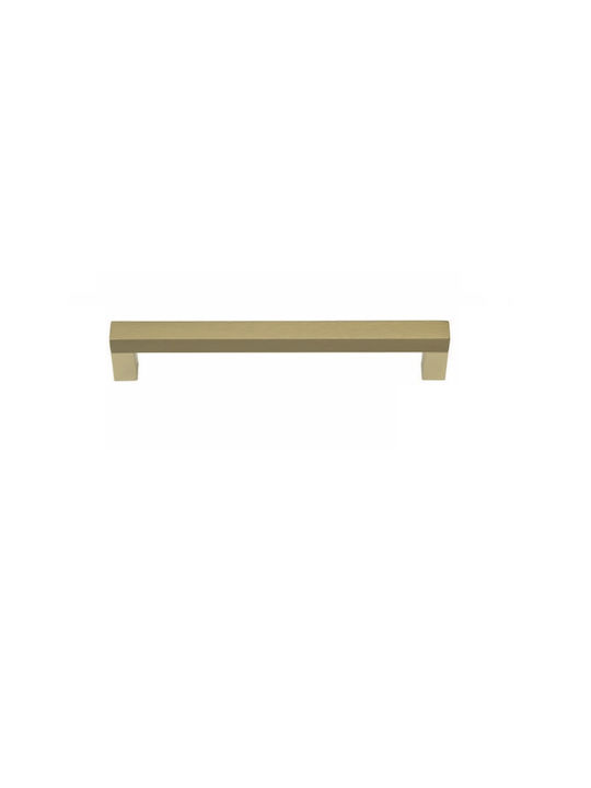 Best Design Handgriff Möbelgriff aus Metallisch Matte Gold 12mm (Zentrenabstand 12mm) 30715 1Stück