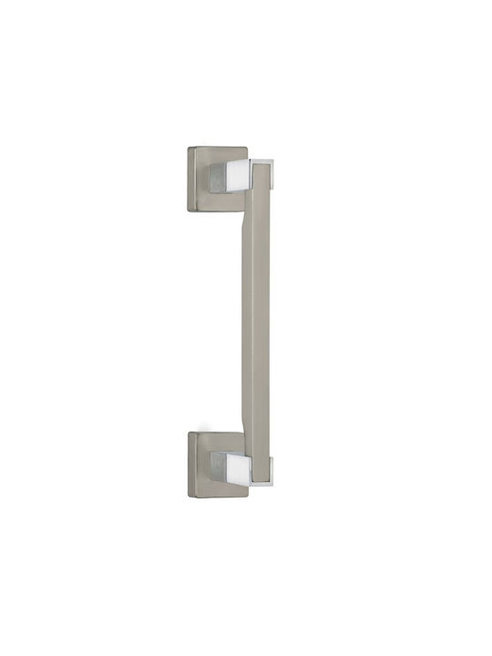 Viometale Λαβή Εξώπορτας 220mm Νίκελ Ματ