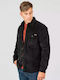 Μακρυμάνικο Κοτλέ Overshirt σε Κανονική Γραμμή Black