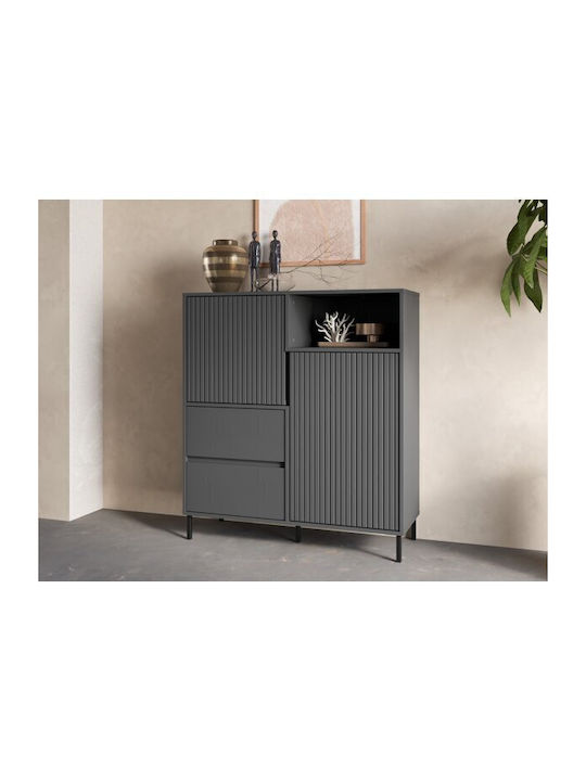 Sideboard Ruvrevi 104 made of Wood & Metal with...