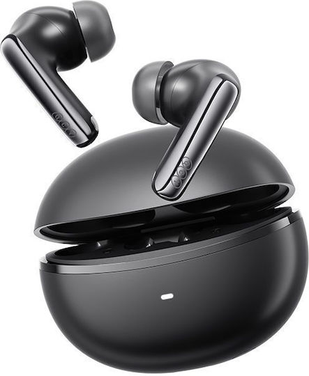 QCY Melobuds N70 Bluetooth Handsfree Ακουστικά με Αντοχή στον Ιδρώτα και Θήκη Φόρτισης Μαύρα