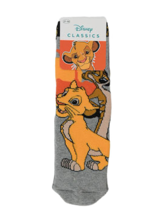 Lion Παιδικές Κάλτσες Γκρι