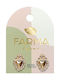 Farma Bijoux Earrings Gold Plated with Stones