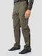Cargo Elastic Khaki Men's Trousers