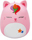 Sparbüchse Katze Einhorn 16cm Kunststoff Rosa
