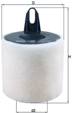 Mahle Auto Luftfilter LX 1651