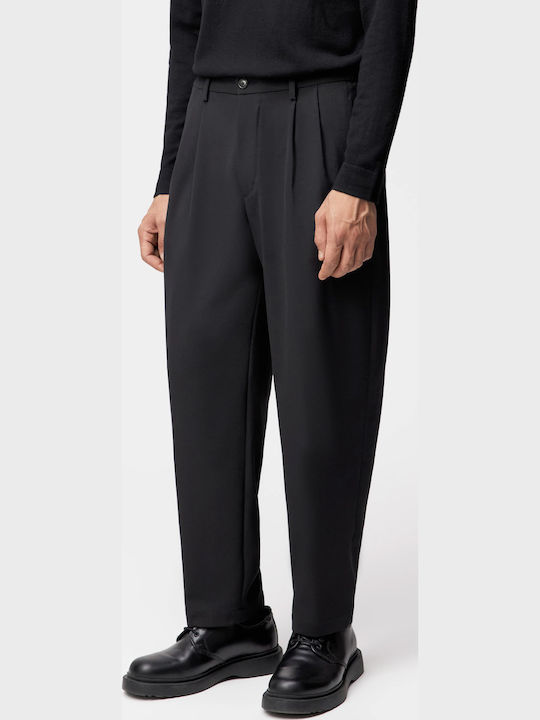 Trousers Chino Elastic in Relaxed Fit Black