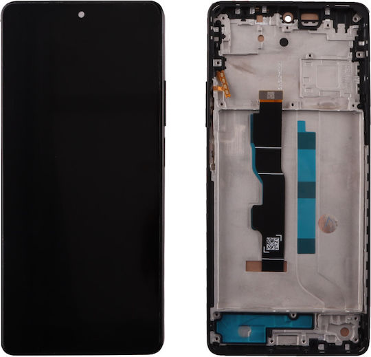 Screen with Touch Mechanism and Frame for Xiaomi Redmi Note 13 5G (Black)