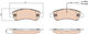 Trw Gdb2068 Brake Pad Set Disc Brake