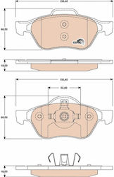 Trw Brake Pad Set Disc Brake Gdb1787 Trw Brake Pad Set Disc Brake Gdb1787