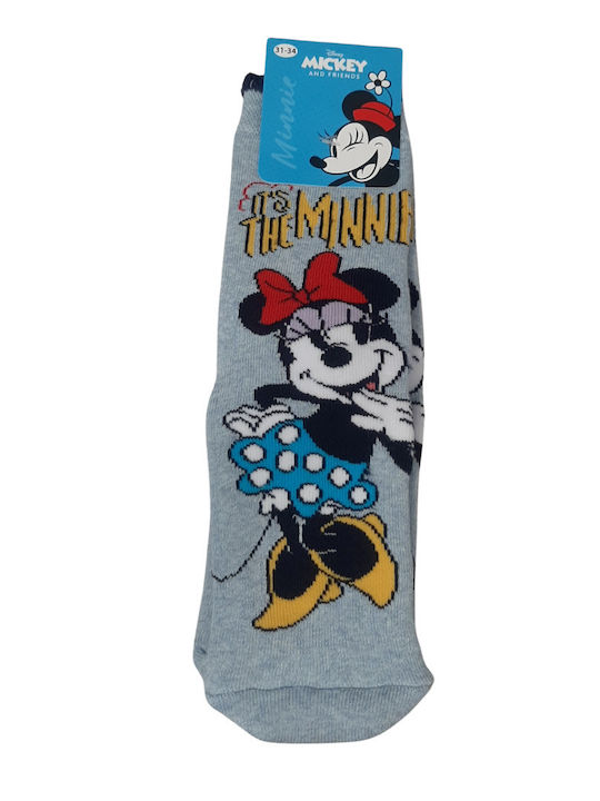 Disney Kids' Socks Minnie Minnie Gray